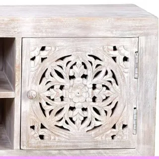 Mueble TV Vintage Madera y Metal