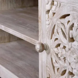 Mueble TV Vintage Madera y Metal