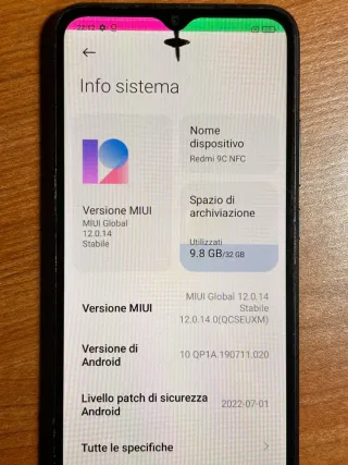 Xiaomi Redmi 9 NFC Nero