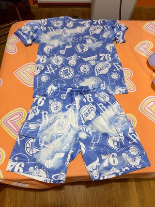 Conjunto NBA Camiseta y Pantalón Corto