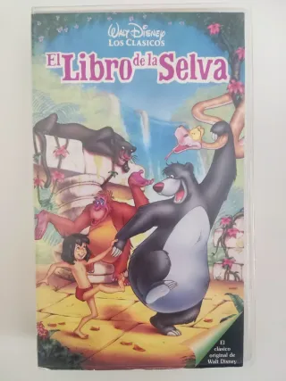 VHS El Libro de la Selva Disney Clásicos