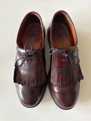 Mocasines lengüeta Camper burdeos Talla 38