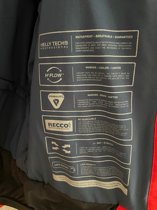 Chaqueta Helly Hansen Alpha Roja