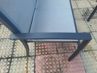 Conjunto Muebles Terraza Jardín Gris