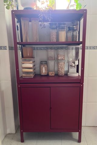 Estantería Metálica Roja Ikea