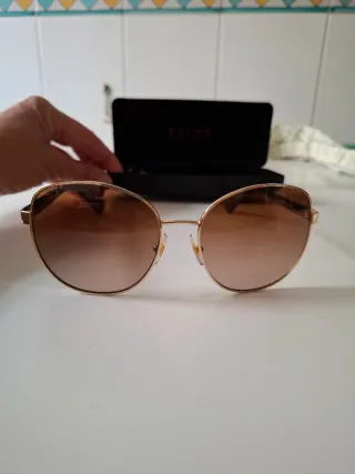 Gafas de sol Ralph Lauren doradas y marrones