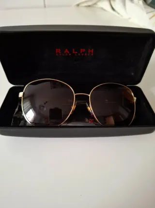 Gafas de sol Ralph Lauren doradas y marrones