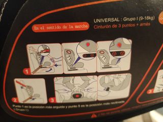 Silla coche infantil ISOFIX 360°