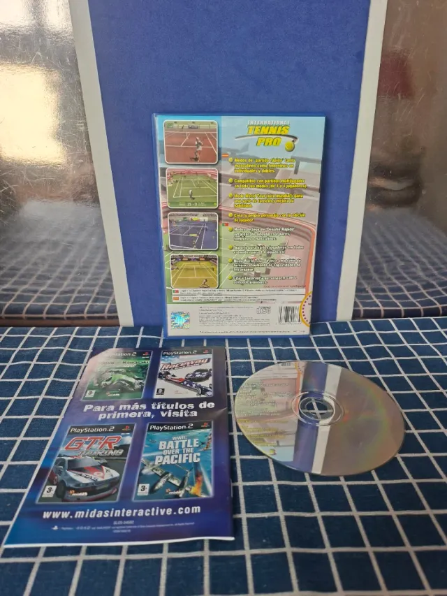 PS2 INTERNATIONAL TENNIS PRO ORIGINAL COMPLETO