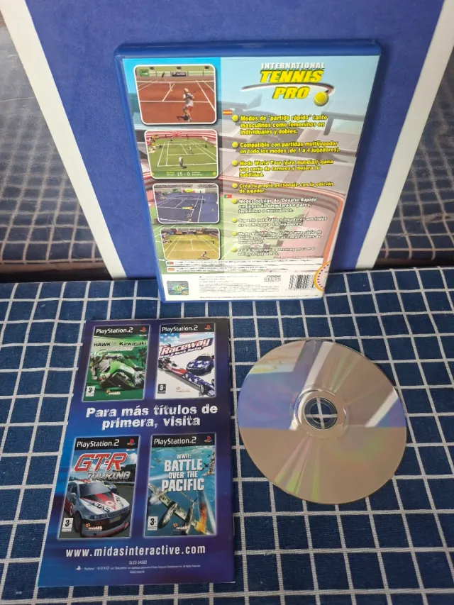 PS2 INTERNATIONAL TENNIS PRO ORIGINAL COMPLETO