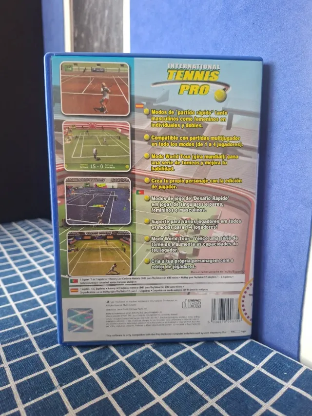 PS2 INTERNATIONAL TENNIS PRO ORIGINAL COMPLETO