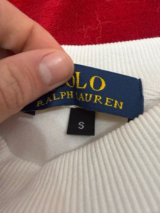 Sudadera Polo Ralph Lauren Blanca Talla S de mujer