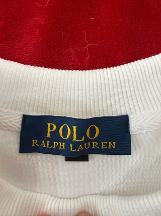 Sudadera Polo Ralph Lauren Blanca Talla S de mujer