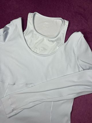 Camiseta Nike Luxe manga larga azul claro