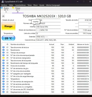 Lote de 9 HDD 2.5 SATA para reparar