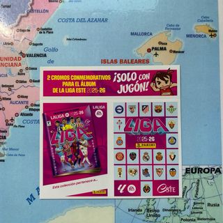 Cromo Conmemorativo liga este 25-26