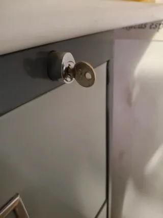 Archivador 3 cajones con llave