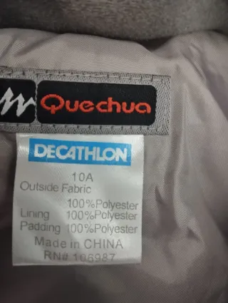 Mono azul nieve talla  10-11 años