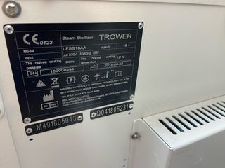 Autoclave Trower Clase B 18L