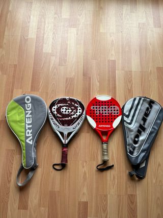 2 Palas de Pádel con Funda