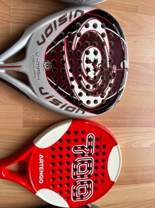 2 Palas de Pádel con Funda