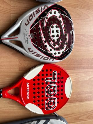 2 Palas de Pádel con Funda