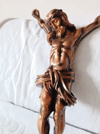 Crucifijo de cerámica