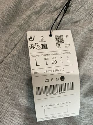 Shorts Casual Sport Stradivarius Gris Talla L