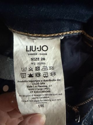 Jeans skinny blu scuro - vita media/alta