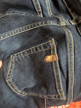 Jeans skinny blu scuro - vita media/alta