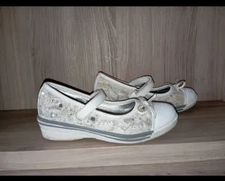 Ballerine Le Divine bianche con brillantini n. 31