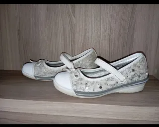 Ballerine Le Divine bianche con brillantini n. 31