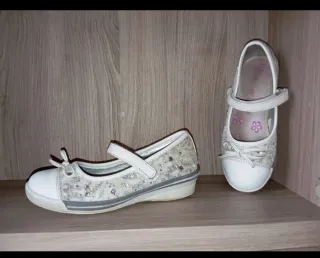 Ballerine Le Divine bianche con brillantini n. 31