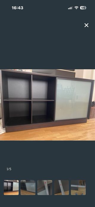 Aparador, mesa extensible y 6 sillas. De La Oca