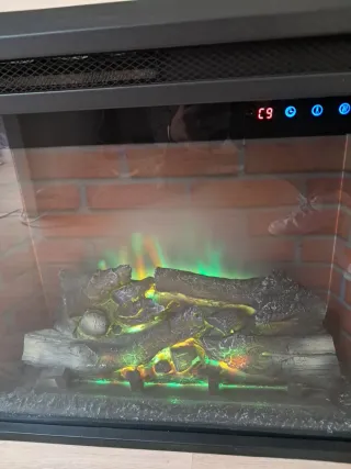 Chimenea eléctrica empotrada