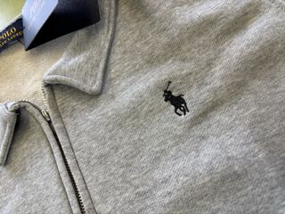 Sudadera Polo Ralph Lauren Media Cremallera Gris