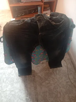 Pantalón Vaquero Hombre Azul Grisáceo