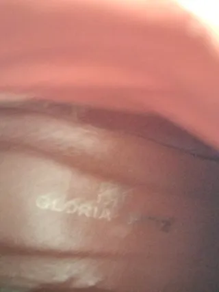 Botines Gloria Ortiz Talla 38 Camel Piel serraje