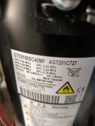 Compresor GTC5150SC40MF AGT201C727