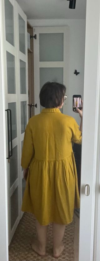 Vestido Zara Amarillo Talla M