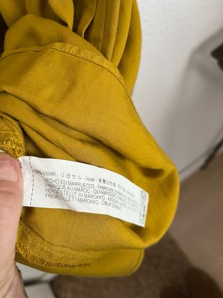 Vestido Zara Amarillo Talla M