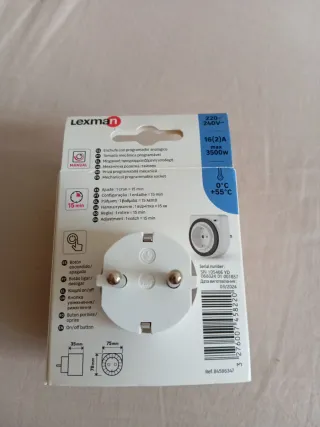 Enchufe Programador Analógico Lexman