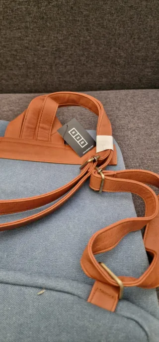 Mochila Misako Gris y Marrón