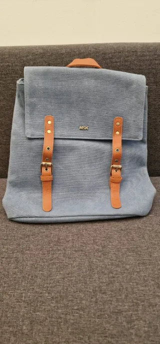 Mochila Misako Gris y Marrón