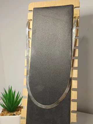 Collar Serpiente Plata Ley 925 - 40cm