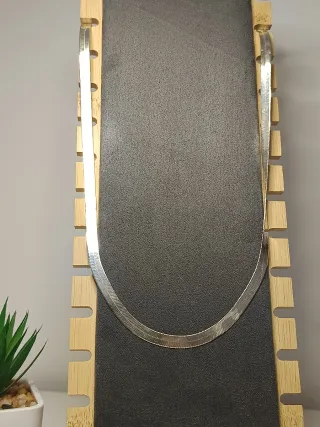 Collar Serpiente Plata Ley 925 - 40cm