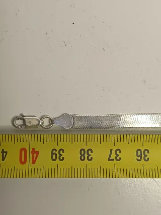 Collar Serpiente Plata Ley 925 - 40cm