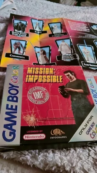 Lote Cajas y Manuales Game Boy Color