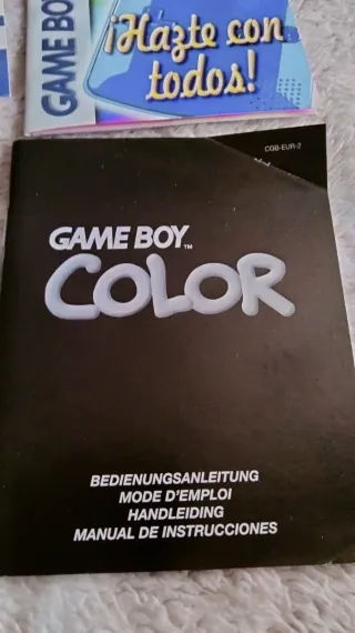 Lote Cajas y Manuales Game Boy Color