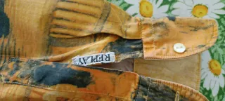 Camicia Replay con stampa paesaggio